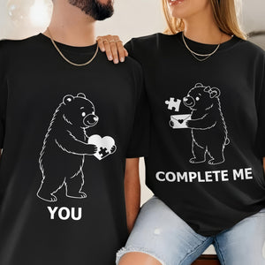 You / Complete Me – Matching Couple Valentine T-Shirt, Sweatshirt & Hoodie