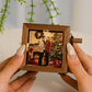 Personalized Wooden Photo Flip Box – Custom Memory Gift for Couples & Special Moments