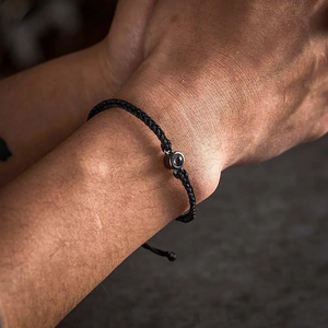 Valentine Custom Photo Projection Bracelet – Personalized Love Keepsake Gift